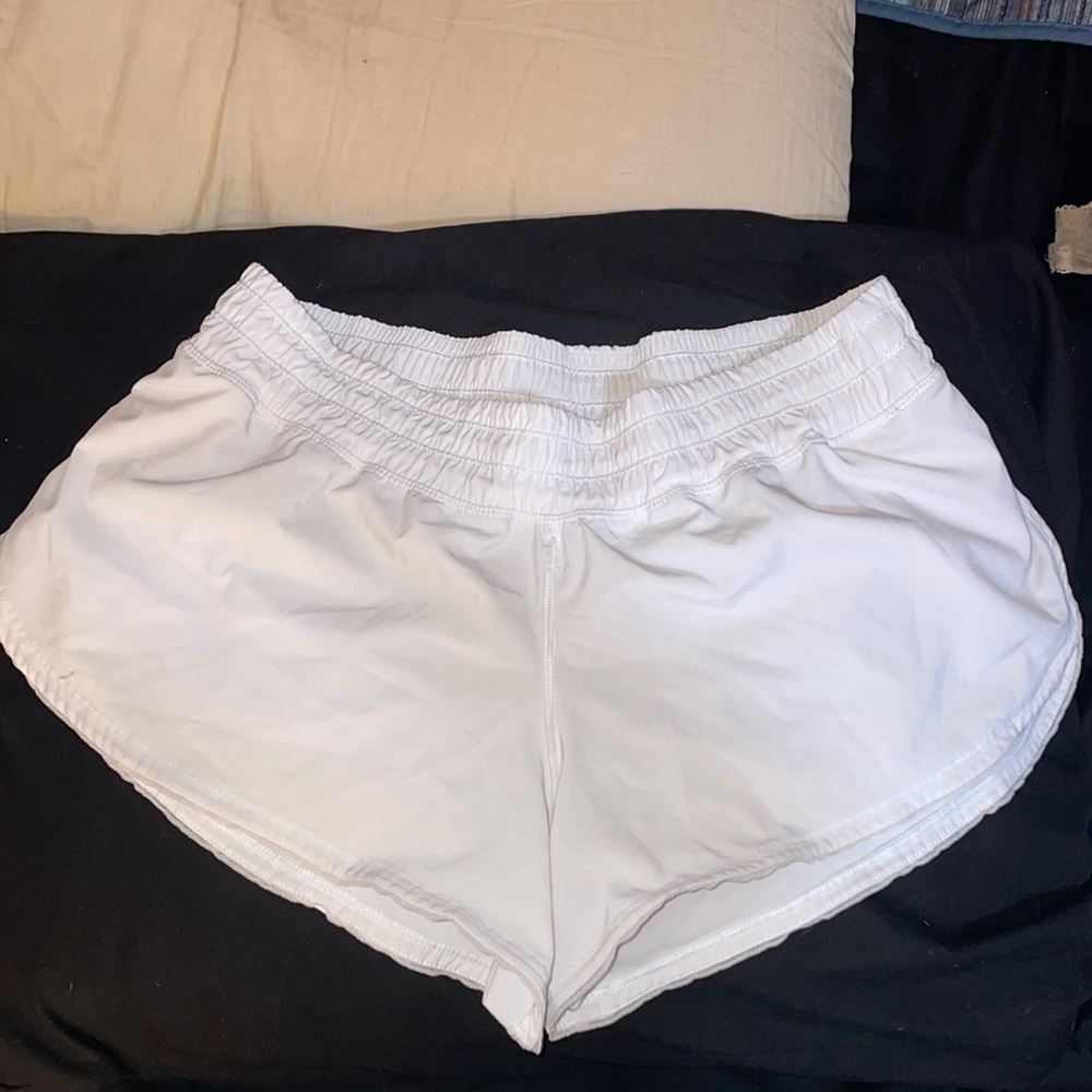 White Lululemon Shorts